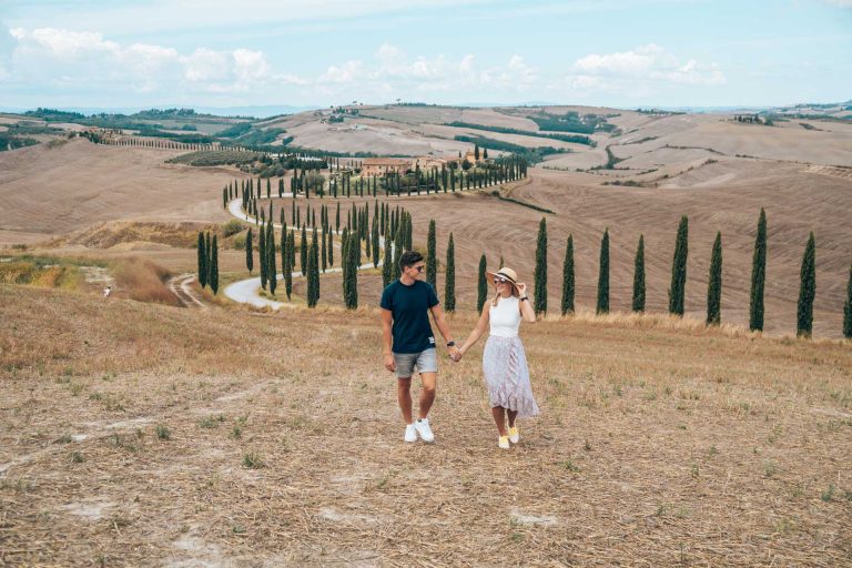 Instagram foto hotspots van Italie, Toscane