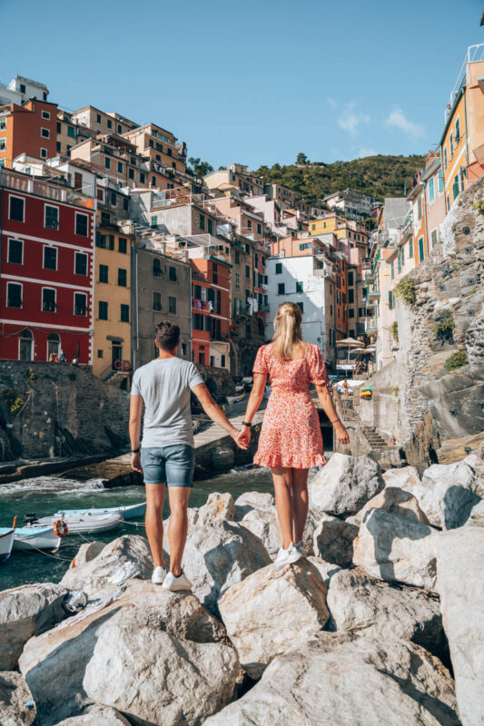 Instagram foto hotspot in Italie, Cinque Terre Riomaggiore