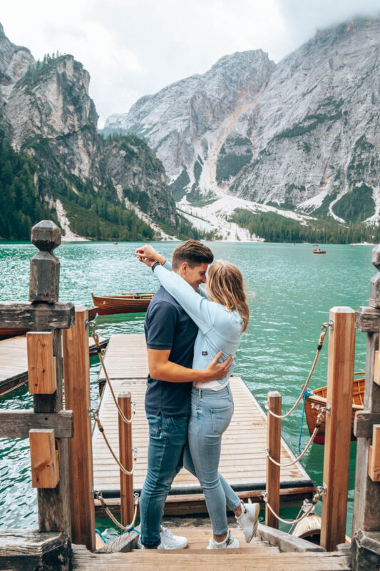 Instagram foto hotspots in Italie, Lago di Braies Dolomieten
