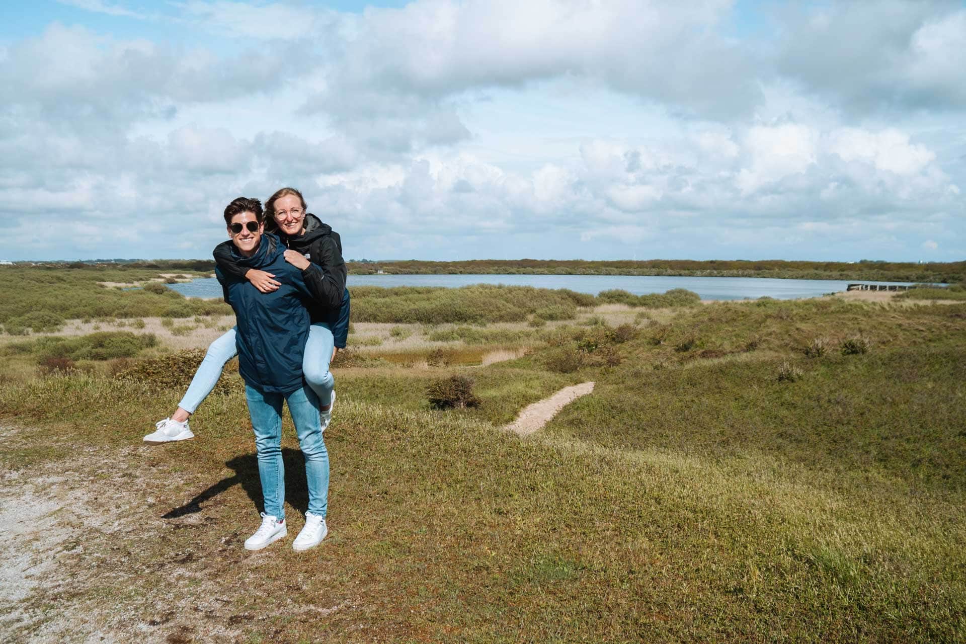 Wandelen bij het Zwanenwater in Callantsoog