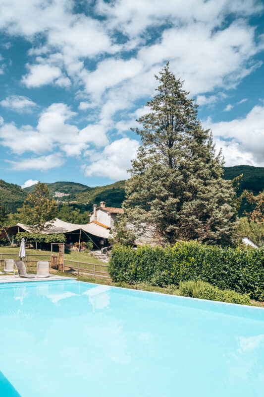 Tip glampings in Toscane: Rancone Lodges