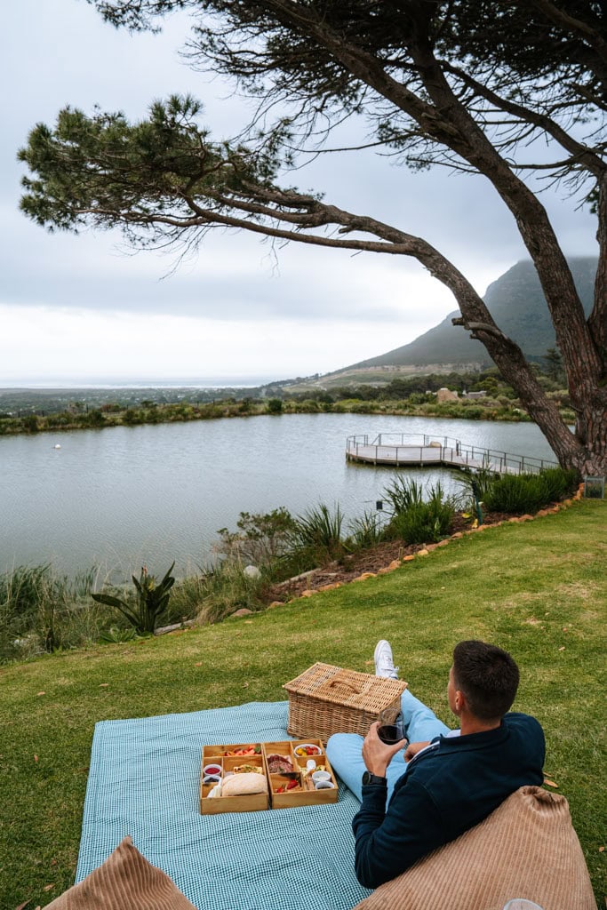 Wijnproeverij bij Cape Point Vineyards in Noordhoek