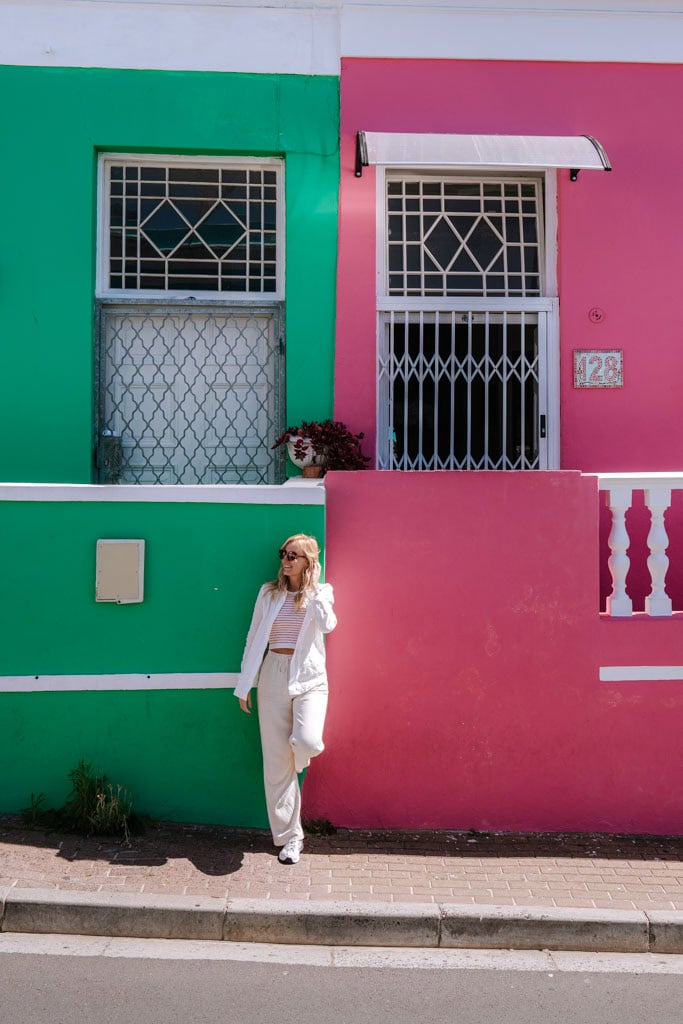 Kleurrijke wijk Bo-Kaap in Kaapstad