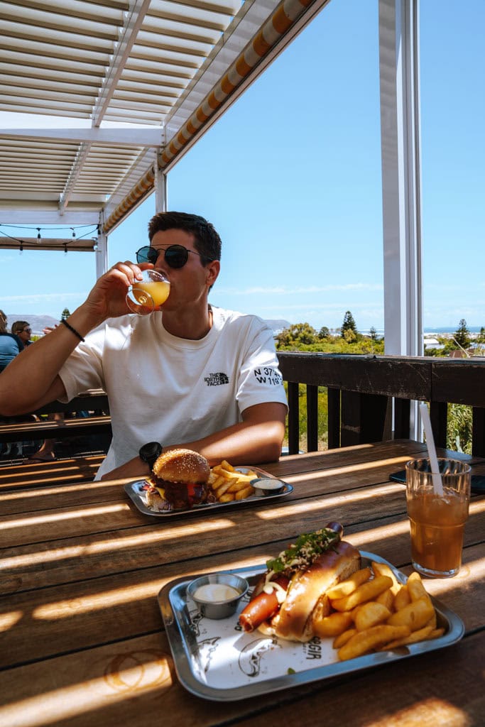 Rustige wijk Noordhoek in Kaapstad