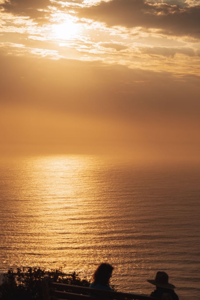 Signall Hill Zonsondergang in Kaapstad