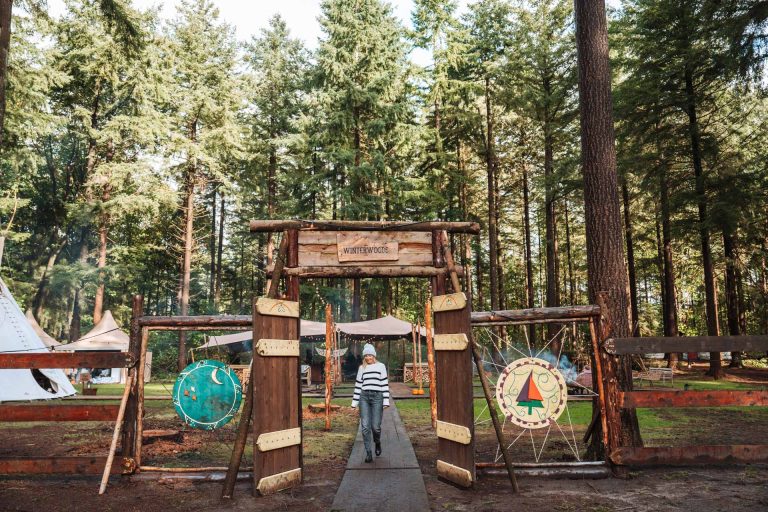 Overnachten in een yurt in Nederland bij Winterwoods