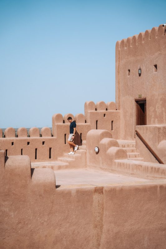 Oman route tussenstop, Nakhal Fort 