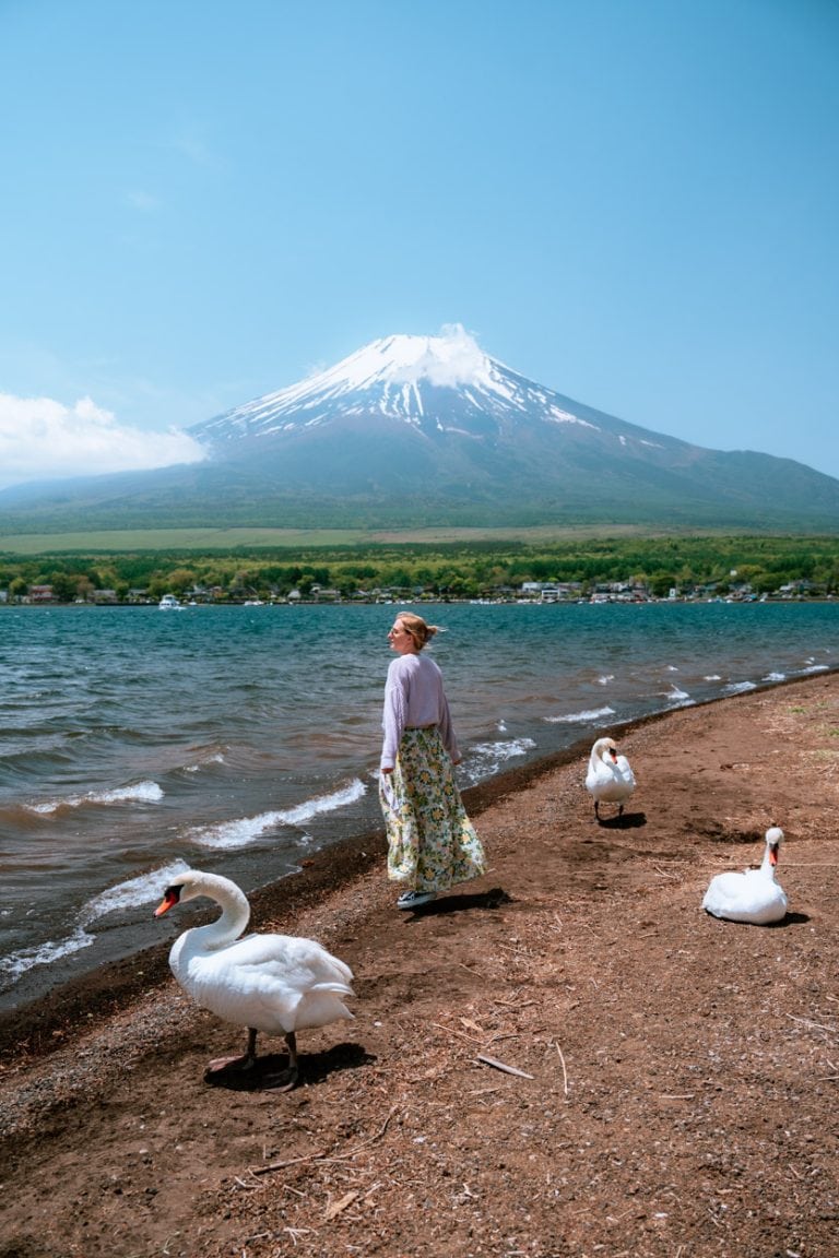 Mount Fuji bezoeken tijdens route door Japan