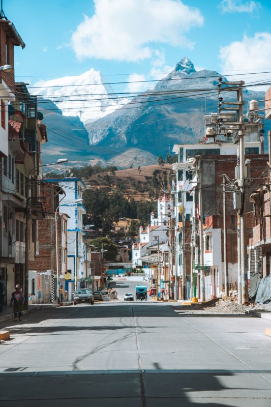 Hoe kom je in Huaraz in Peru?