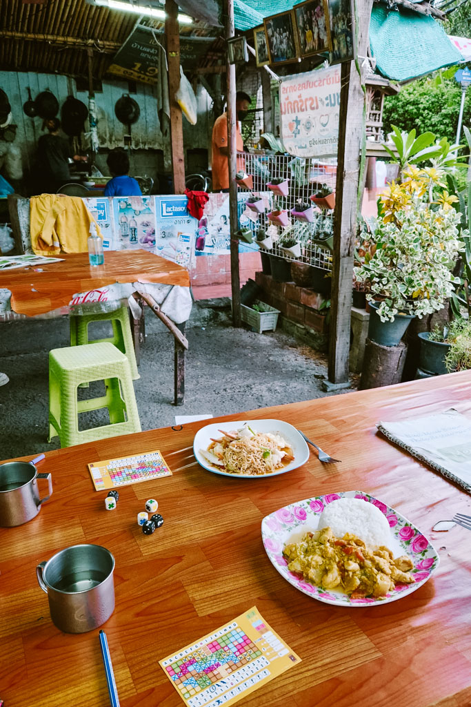 Lokaal eten in Bangkok in Thailand