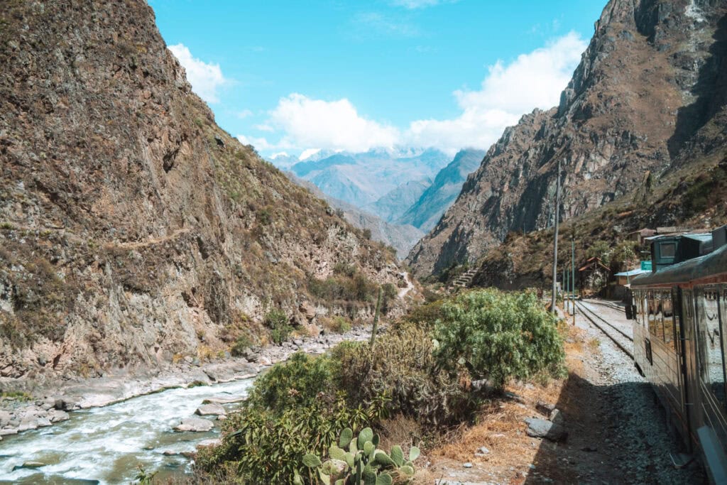 Met de trein naar Machu Picchu 