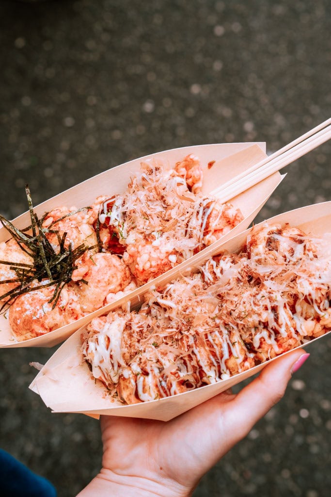 Wat te doen in Osaka: Takoyaki balletjes proeven