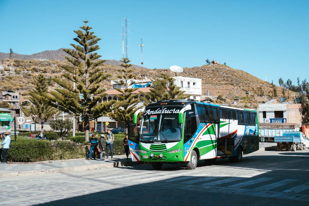 Vervoer reizen in Peru 