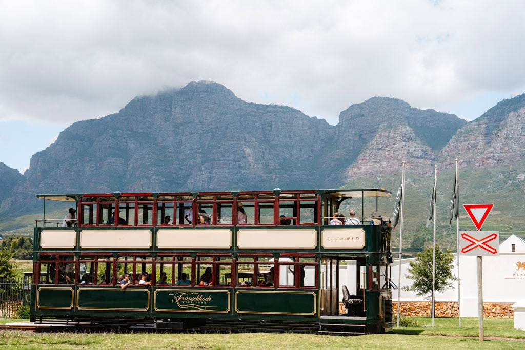 Winetram Franschhoek - Vervoer tips Stellenbosch Zuid-Afrika