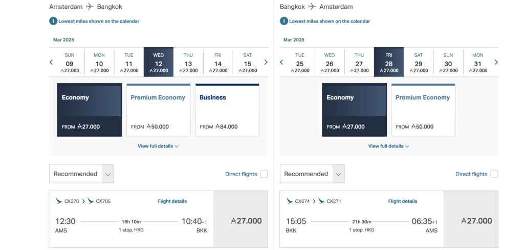 Hoe werkt vliegticket boeken met Amex punten?