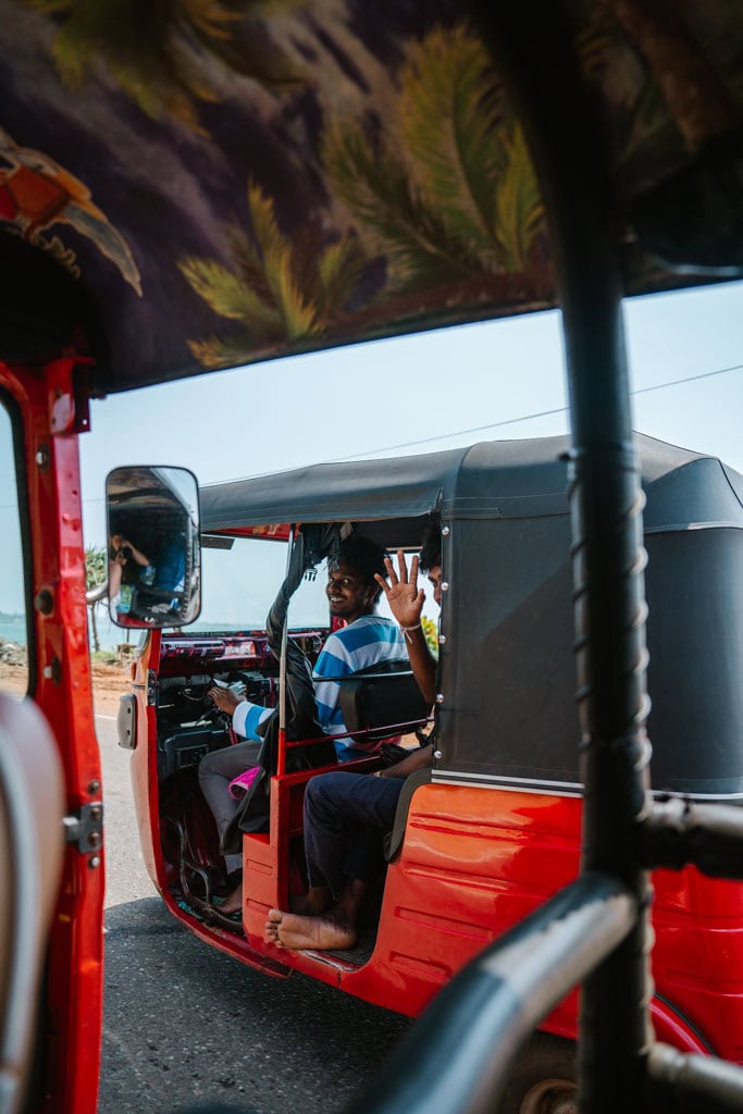 Ervaring tuktuk huren in Sri Lanka 