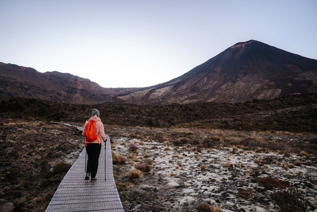 Welke kleding dragen Tongariro Crossing Nieuw-Zeeland, tips 