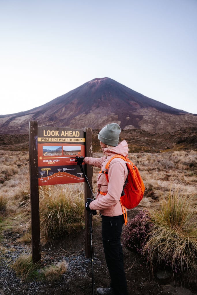 Voorbereiding Tongariro Crossing Nieuw-Zeeland 