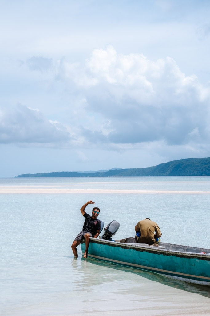 Zandbank bij Kri in Raja Ampat