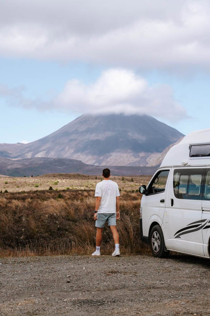 Route om Tongariro National Park bezoeken