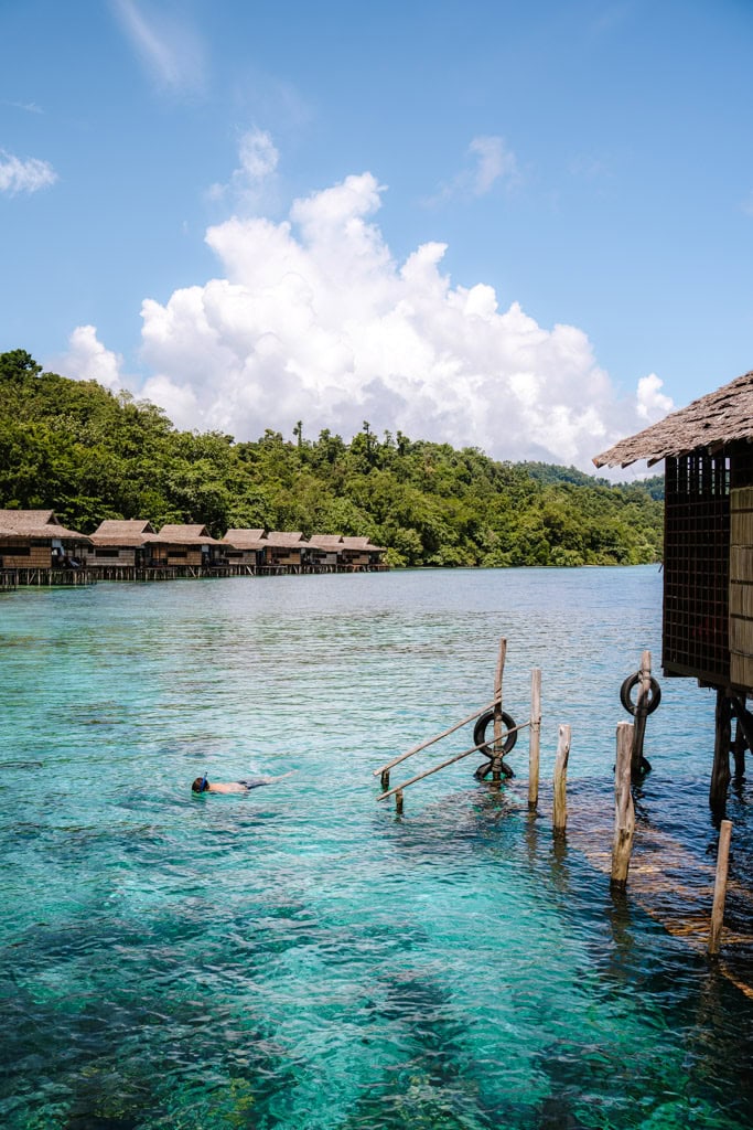 Snorkelset meenemen naar Raja Ampat 