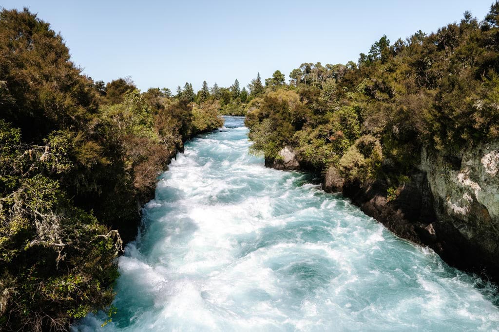 Huka Falls Rotorua in Nieuw-Zeeland