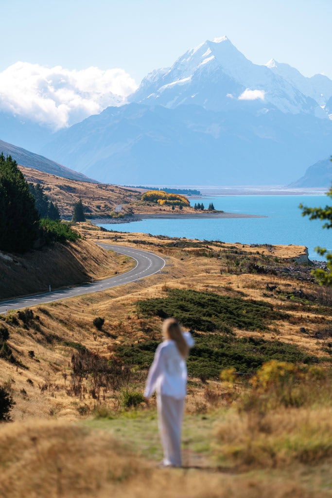 Roadtrip Nieuw-Zeeland - Weg naar Mount Cook 