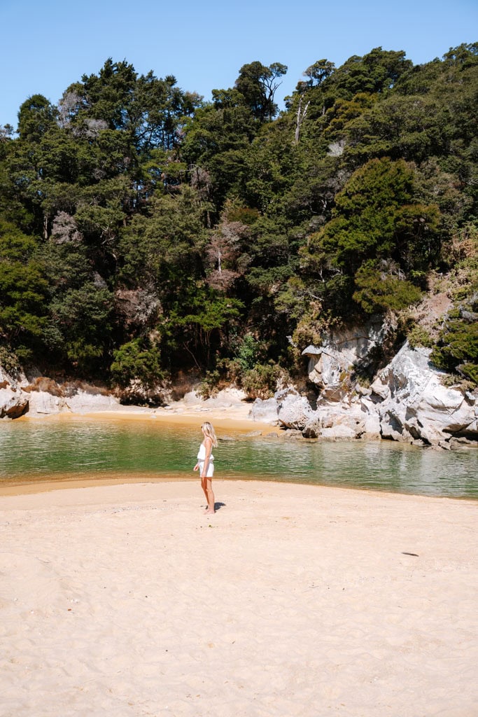 Kaiteriteri Beach - Toegankelijk strand met de auto in Abel Tasman National Park
