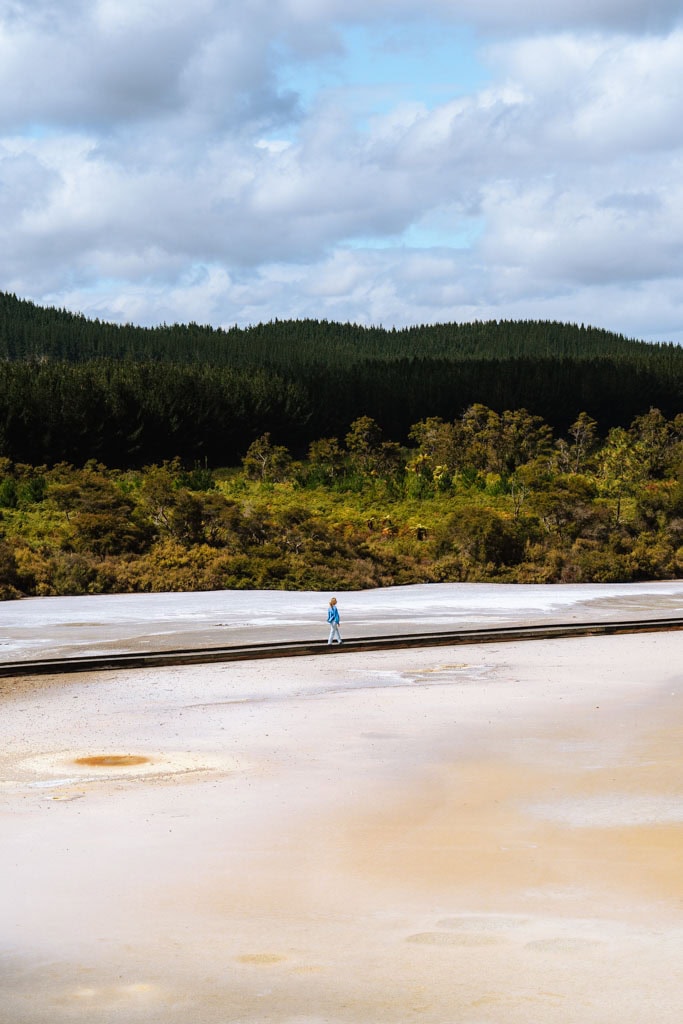 Rotorua op de route door Nieuw-Zeeland