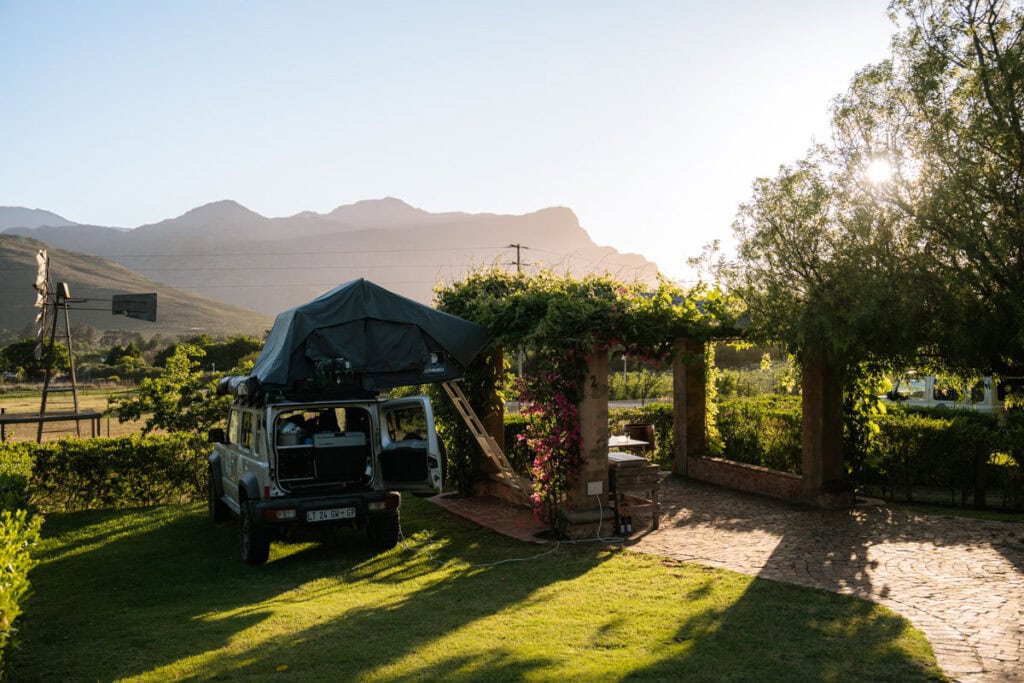 Campings South Africa Nomads tijdens roadtrip door Zuid-Afrika met daktent