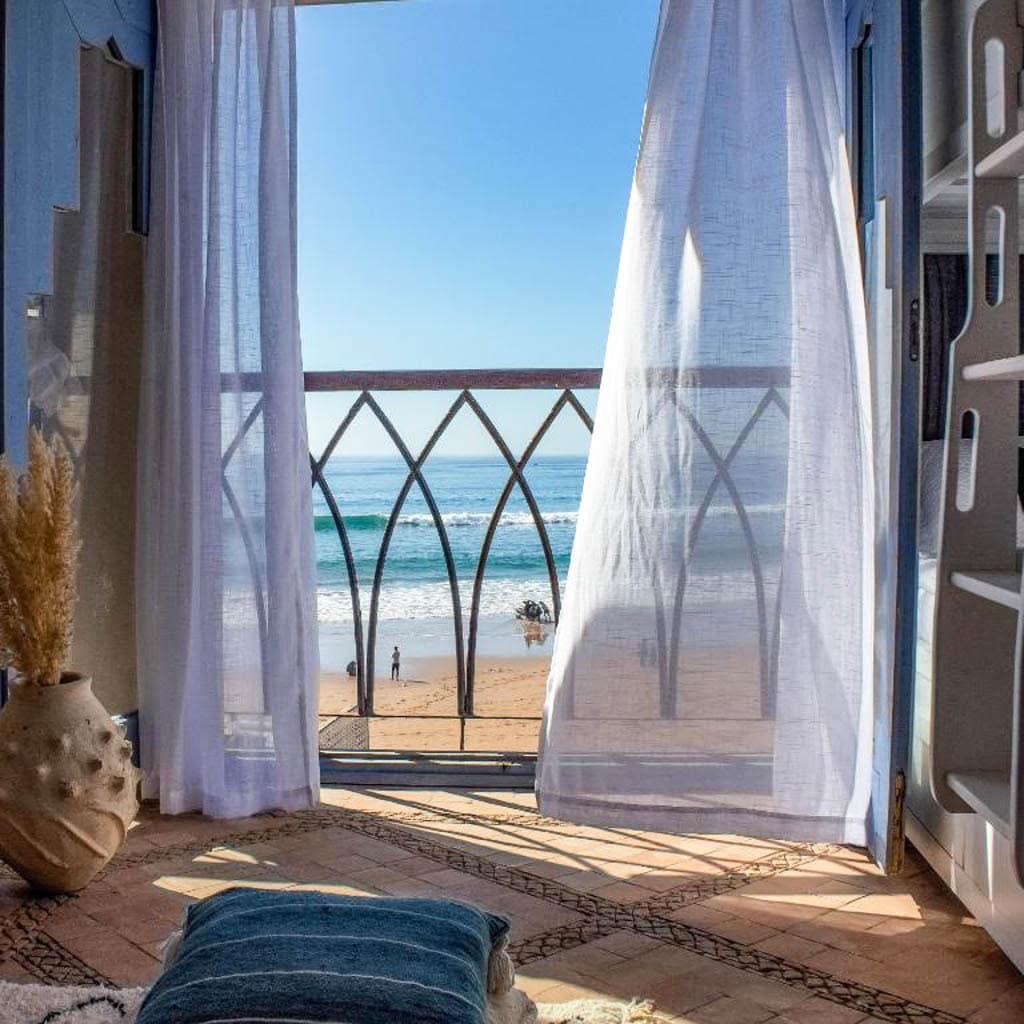 met uitzicht op zee overnachten Marokko 