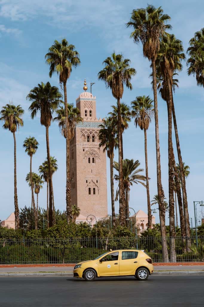 Taxi app voor stedentrip Marrekech 