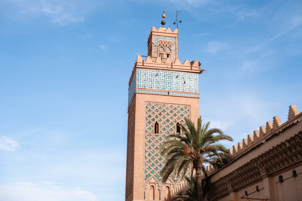 Koutoubia moskee zien in Marrakech 