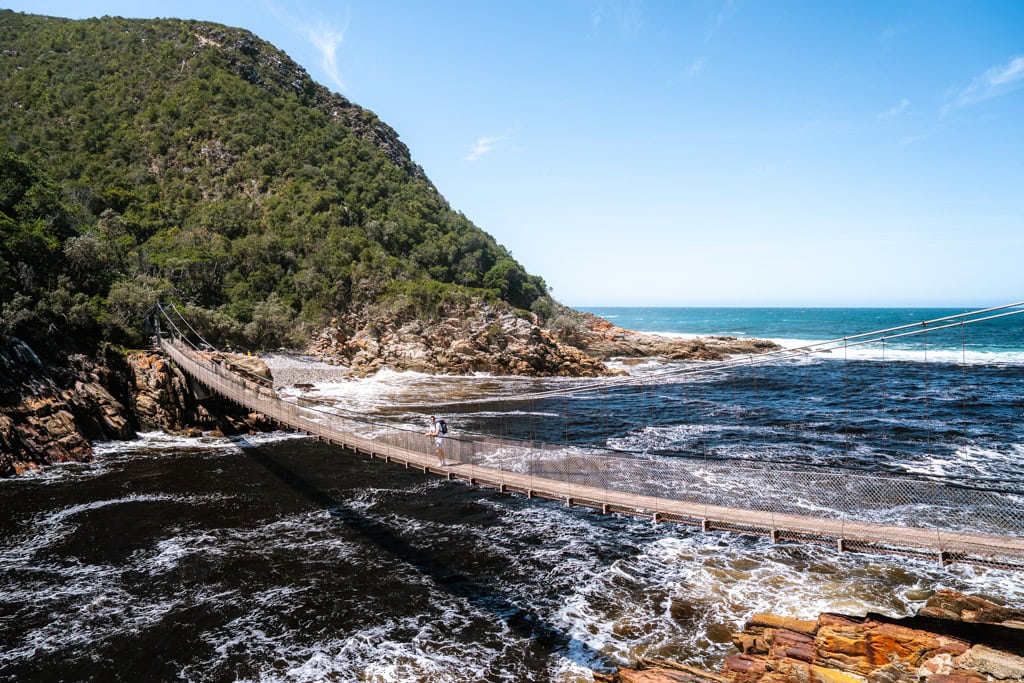 Wandelroute hangbruggen Tsitsikamma National Park tips 
