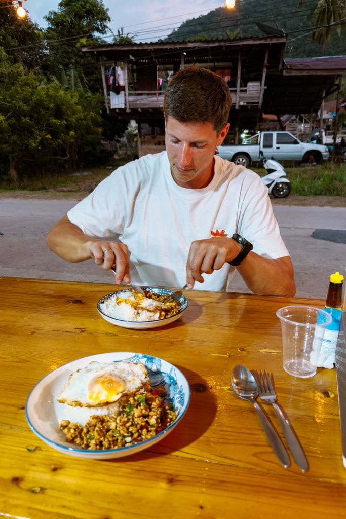 Eten op Koh Yao Yai 