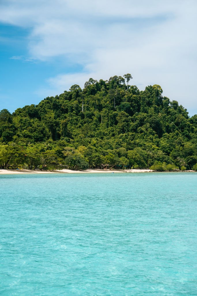 Onbekend eiland Koh Mook in Thailand 