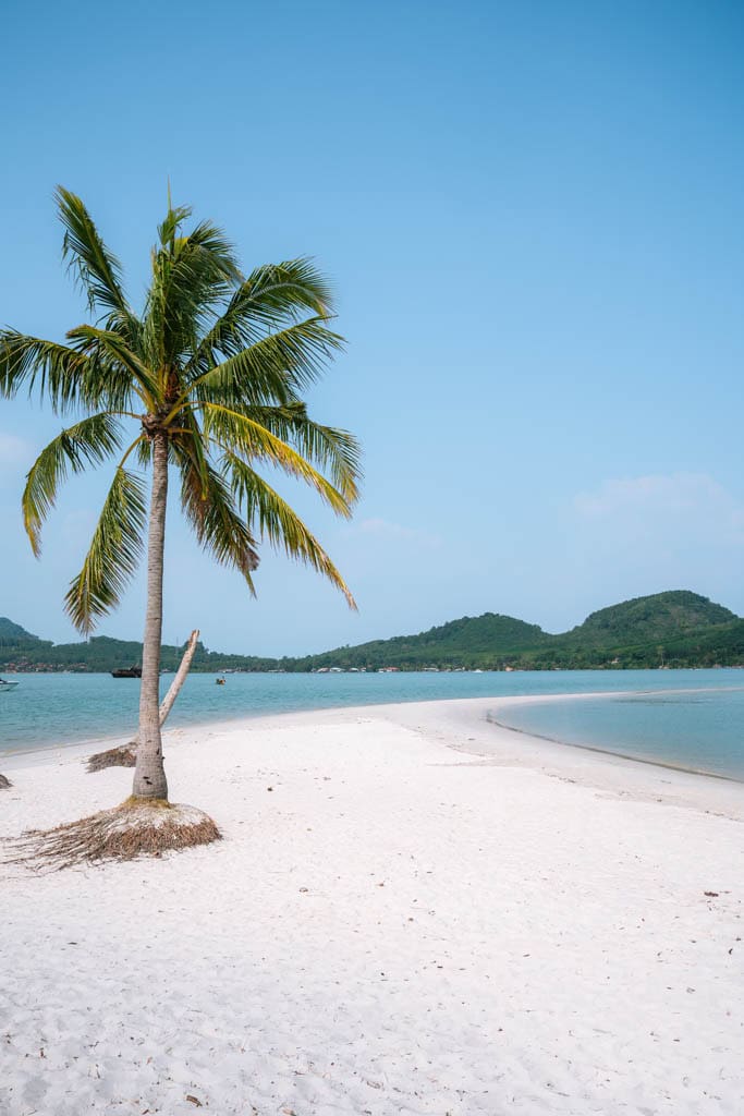 Zandbank bij Laem Haad Beach op Koh Yao Yai in Thailand