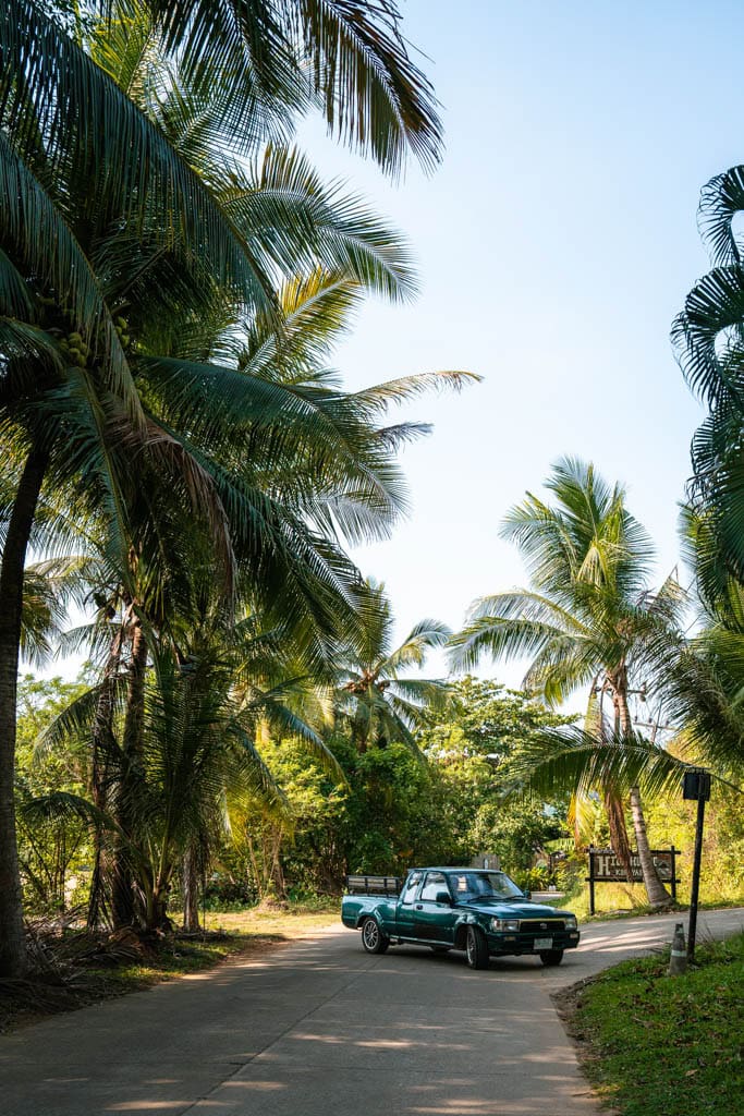 Vervoer Koh Yao Noi eiland Thailand 