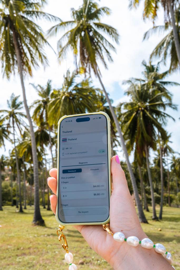 eSIM voor Thailand rondreis 